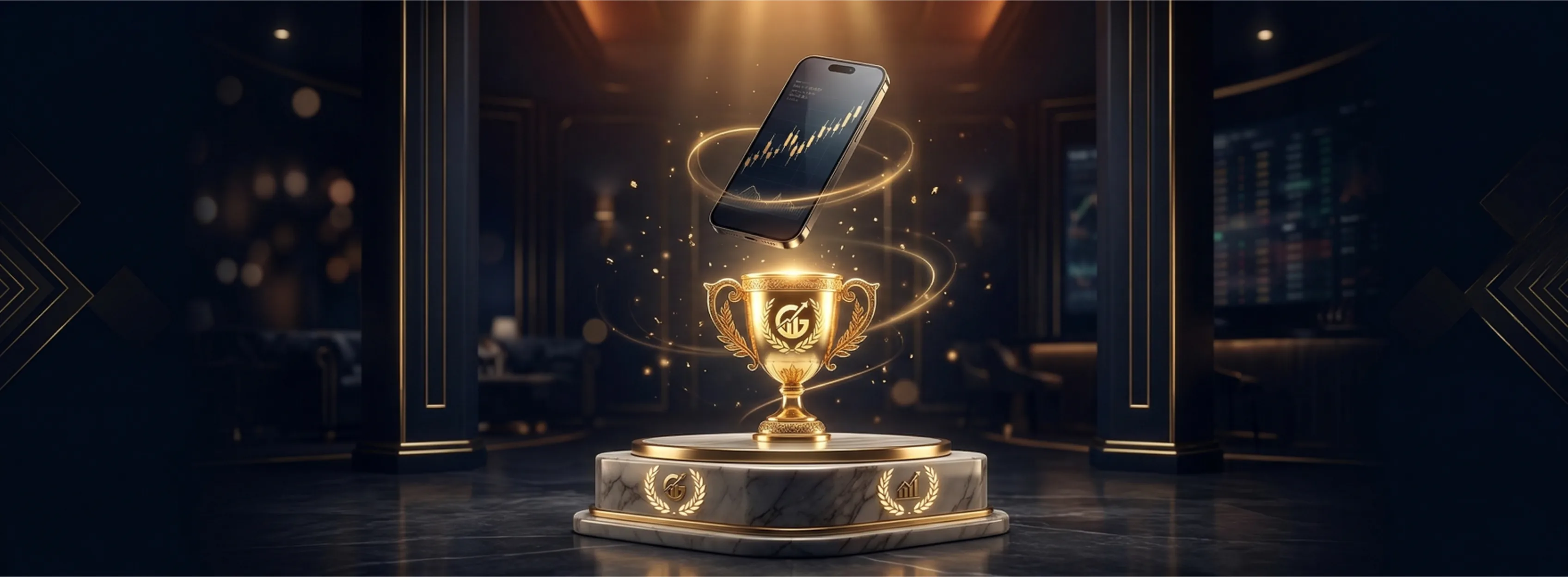 Golden Trading Cup brand visual